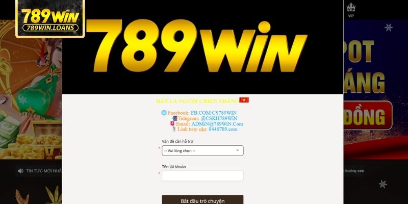 Lỗi đăng nhập 789WIN thường xảy ra nhất hiện nay